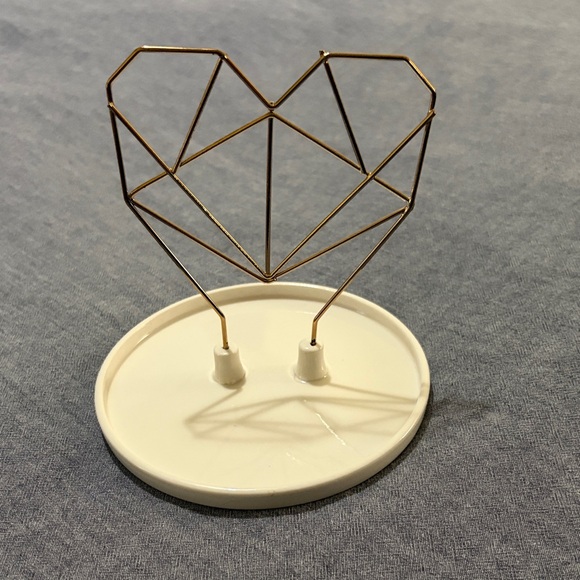 Other - Geometric Heart Jewelry Holder